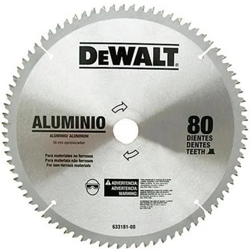 Disco de Serra 10" 250x30mm com 80 Dentes Dewalt