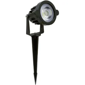 Luminária Led Espeto Para Jardim Verde Ip65 Bivolt 7 Watts - 1765 - Galaxy Led