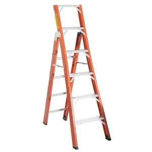 Escada de Fibra de Vidro Tesoura e Singela 6 a 9 Degraus - ETS400 - ESCAFORT