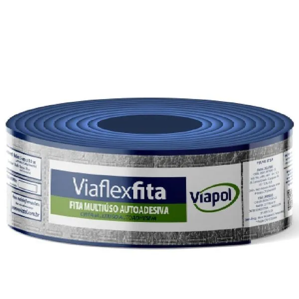 Fita Multiuso Pro Autoadesiva Asfáltica Viaflex 5cm x 10 Metros - V0616747 - VIAPOL