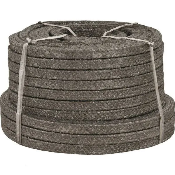 Gaxeta de Vedação Algodão Grafitada 3-8 38,0M para Bombas e Rodas D'água -50 graus C a 150 graus C Vonder Gaxeta Vedação Algodão Grafitada 3-8 38,0M para Bombas e Rodas D'água Vonder