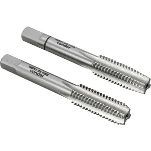 Macho Manual Aço Rápido MA 8x1,25mm DIN 352 com 2 Peças - VONDER
