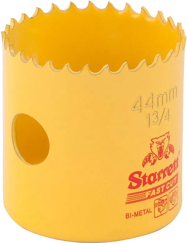 Serra copo de aço rápido 44 mm - 1.3/4" Fast cut FCH0134-G - STARRETT