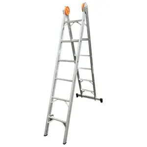 Escada de Alumínio Extensiva com Acessórios em Polipropileno 13 Degraus Antiderrapantes - AGATA ESCADA DE ALUMINIO EXTENSIVA 13 DEGRAUS AGATA