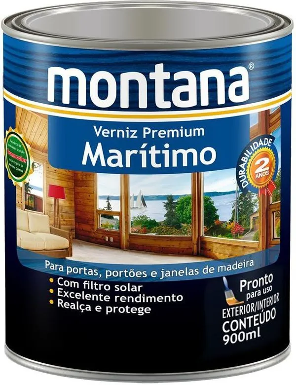 Verniz Montana Marítimo Natural Fosco 900ml