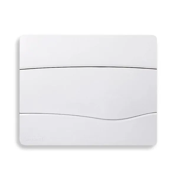 Quadro Distribuição Sobrepor 12 Disjuntores sem Barramento Brum Quadro PVC Disjuntor Sobrepor sem Barramento para 12 Disj Branco