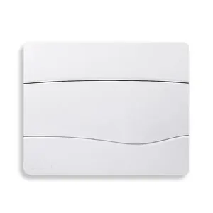 Quadro Distribuição Sobrepor 12 Disjuntores sem Barramento Brum Quadro PVC Disjuntor Sobrepor sem Barramento para 12 Disj Branco