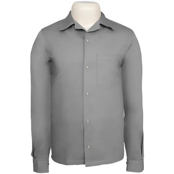 Camisa Brim Botão Manga Longa Tamanho M 15500082-AZ - Nexus