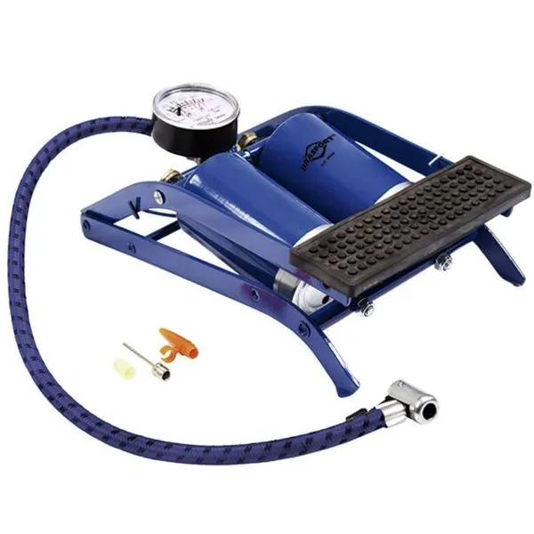 Bomba De Ar Manual Com Pedal Emborrachado E Tanque Duplo - 8898 - Brasfort