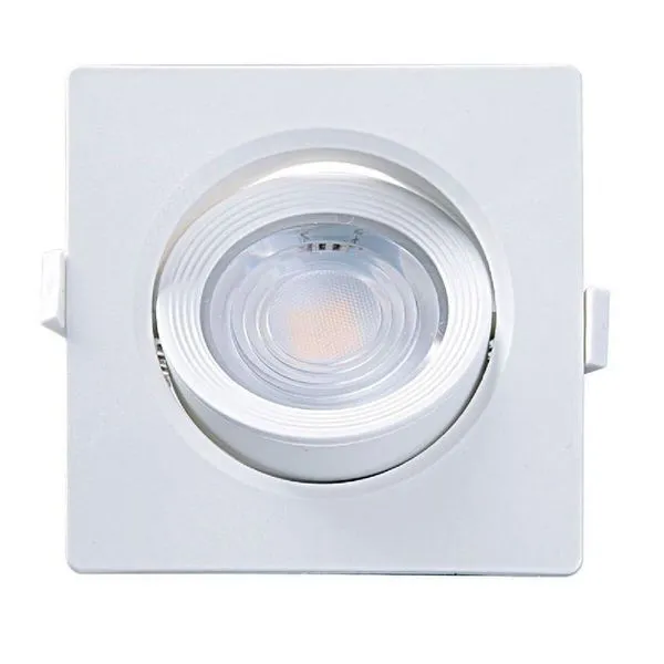 Spot Led Quadrado Embutir Alltop Par20 7 Watts 3000k - 15090195 - Taschibra