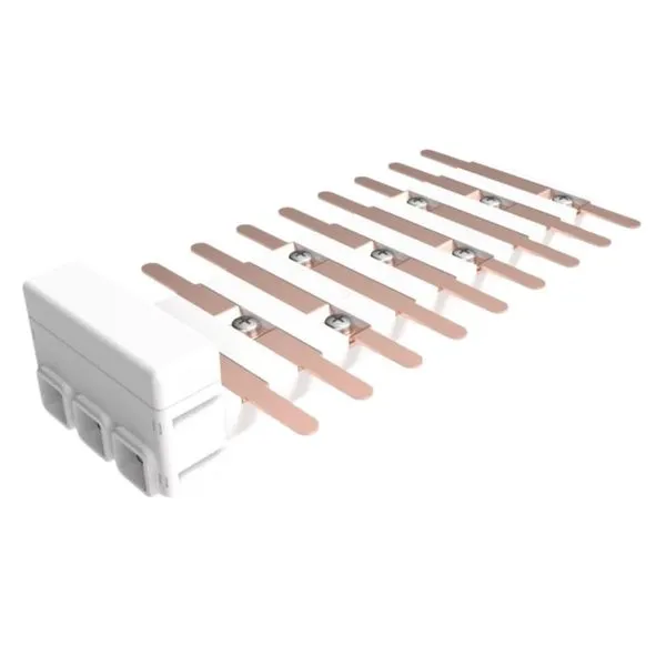 Barramento Bifásico Tipo Flutuante Brum Barramento Bifásico Tipo Flutuante 18 Pólos + N/T para Quadro Volt