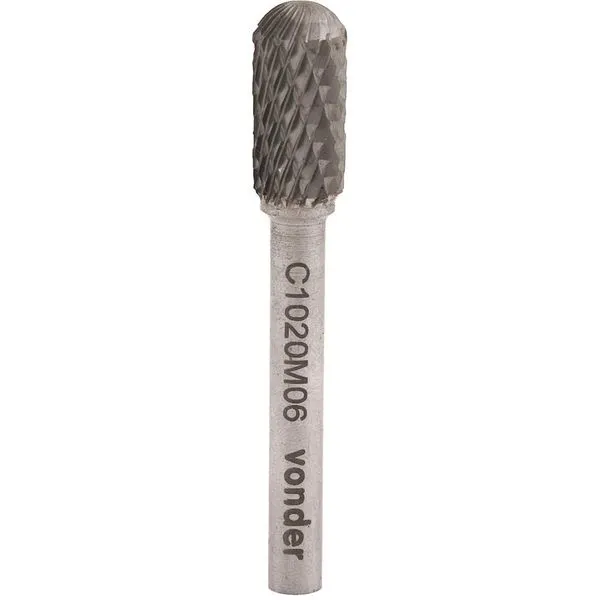Lima Rotativa Abaulada 10x20mm com Haste 6mm - VONDER