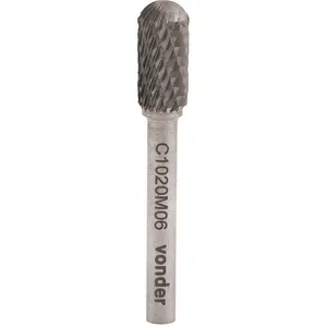 Lima Rotativa Abaulada 10x20mm com Haste 6mm - VONDER