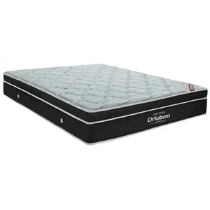 Colchão Casal, Molas Ensacadas, Espuma Selada Poliuretano, 138 x 188 - Ortobom Elegant Superpocket