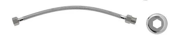 Engate Flexível Metálico Macho Fêmea 1/2" Deca Engate Flexível Metálico Macho Fêmea 50cm 1/2" Deca