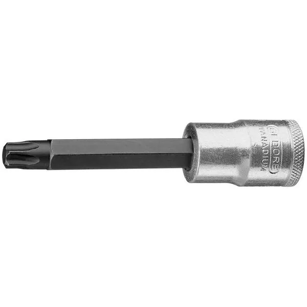 Soquete Hexalobular 1/2" T-40 Longo Interno - Gedore