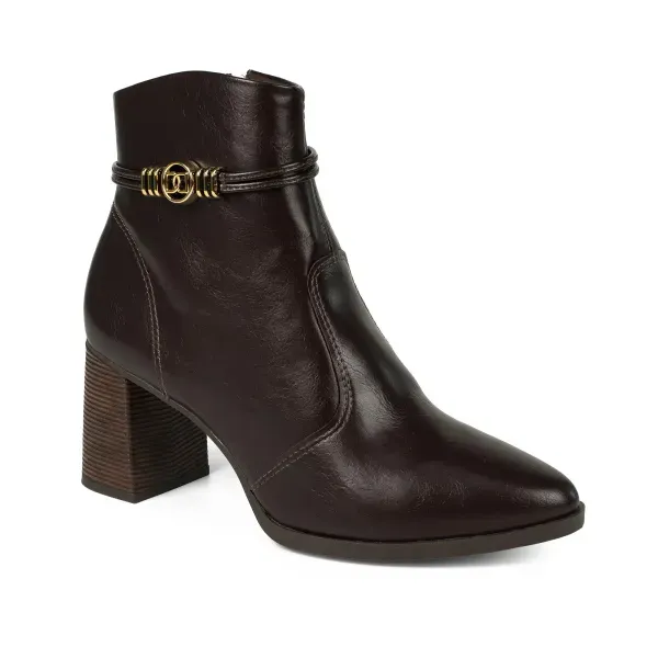 Bota Dakota de Cano Curto Marrom 37