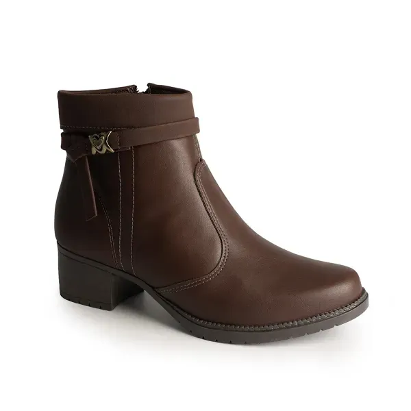 Bota Mississipi de Cano Curto Marrom 34
