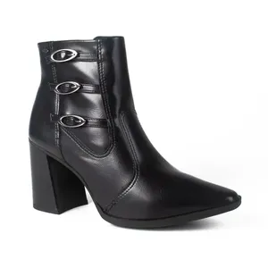 Bota Dakota de Cano Curto Preta 37