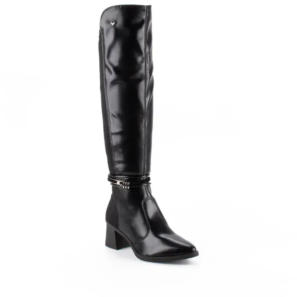 Bota Mississipi de Cano Longo Preta 39