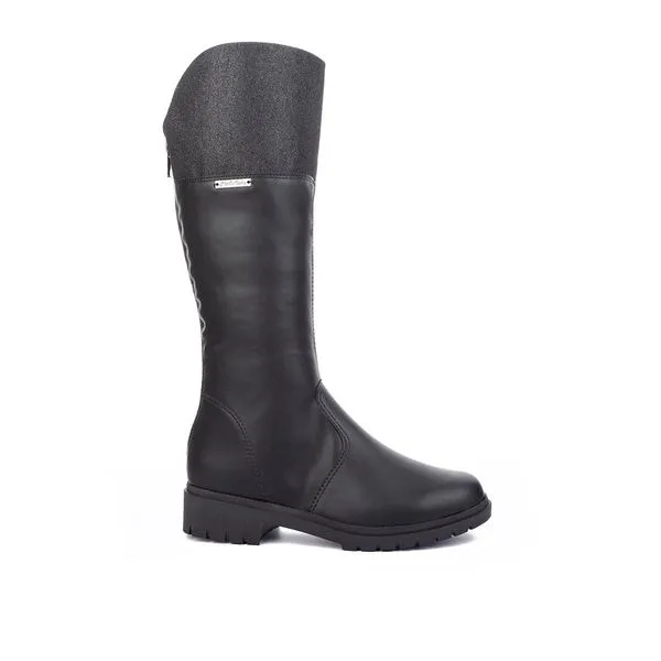 Bota Pink Cats Infantil de Cano Longo Preta 26