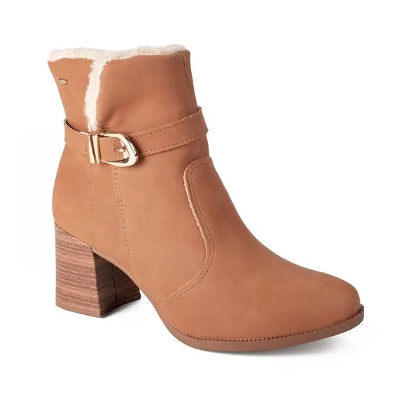Bota Dakota Cano Curto Feminina Caramelo 34