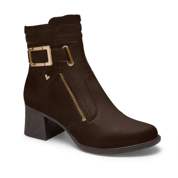 Bota Mississipi de Cano Curto Marrom 36