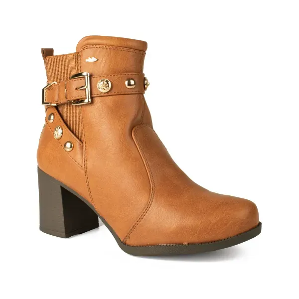 Bota Dakota de Cano Curto Caramelo 34