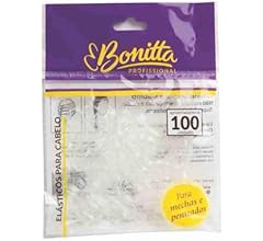 Elásticos Transparentes Pacote 100 Unid, 592Bt, Bonitta
