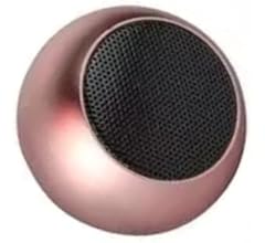 Caixa de Som Bolinha Bluetooth Super Potente Mini, sem fio, Tws Mini Speaker Amplificada (ROSE GOLD) - TYDA