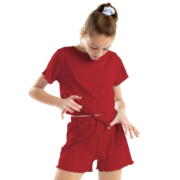 Short Doll De Ribana E Modal Vermelho Paixão