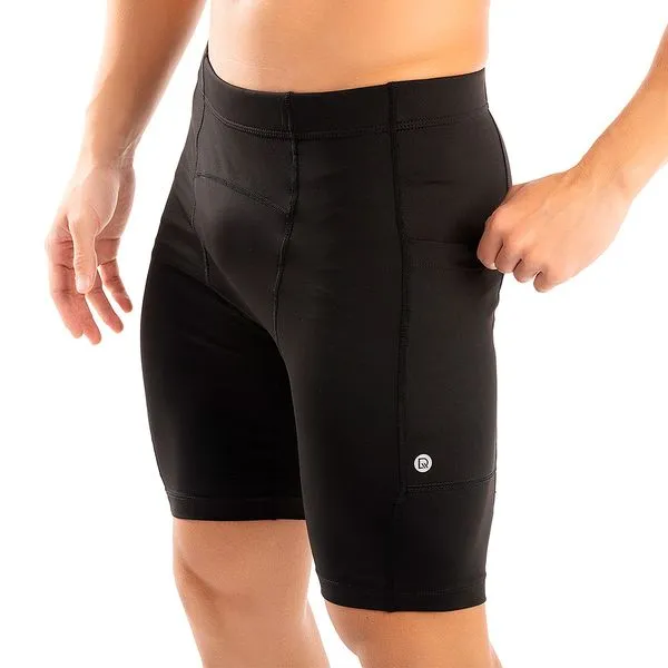 Short Masculino De Compressão Preto