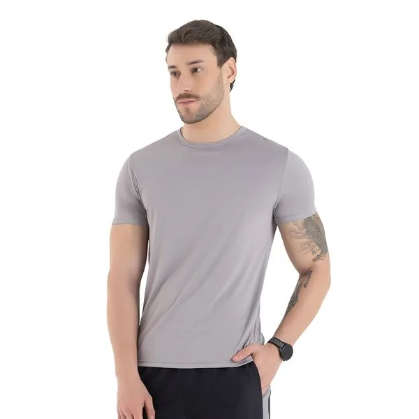 T-Shirt Ombro Neo Fresh Cinza Cromo