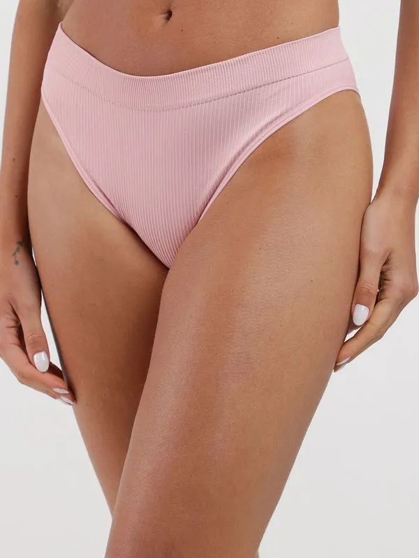 Kit com 02 Calcinhas DelRio Femininas ROSA/AREIA M