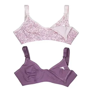 Kit 02 Soutiens Matermidade Em Cotton Estampa Oncinha