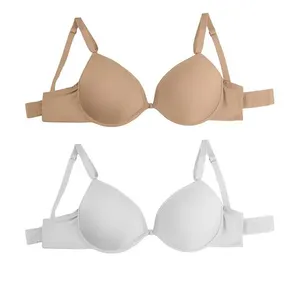 Kit 02 Soutiens Moldados Em Sensitive Com Bojo E Arco Ms - Bc