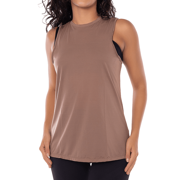 Regata Fitness Tapa Bumbum Em Micro Dry Cappuccino