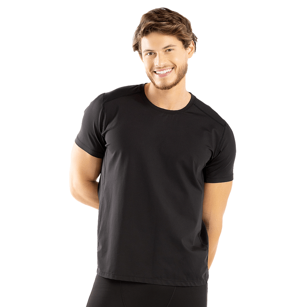 T-Shirt Com Recortes Preto