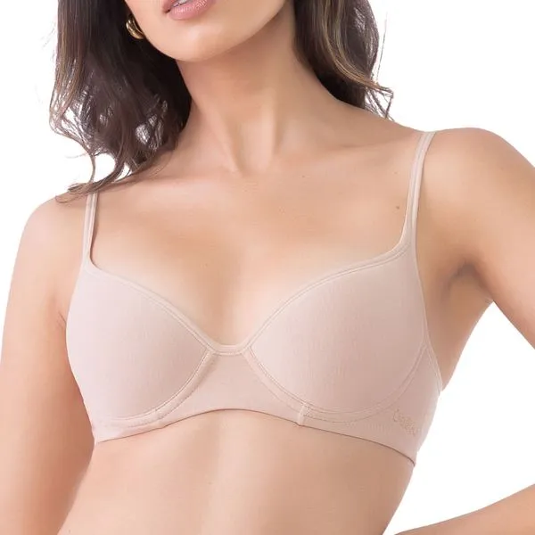 Soutien Em Cotton Com Bojo Espumado E Aro Mousse