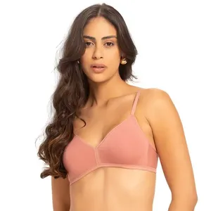 Soutien Com Bojo Duplo Moldado Em Modal Rosa Chá