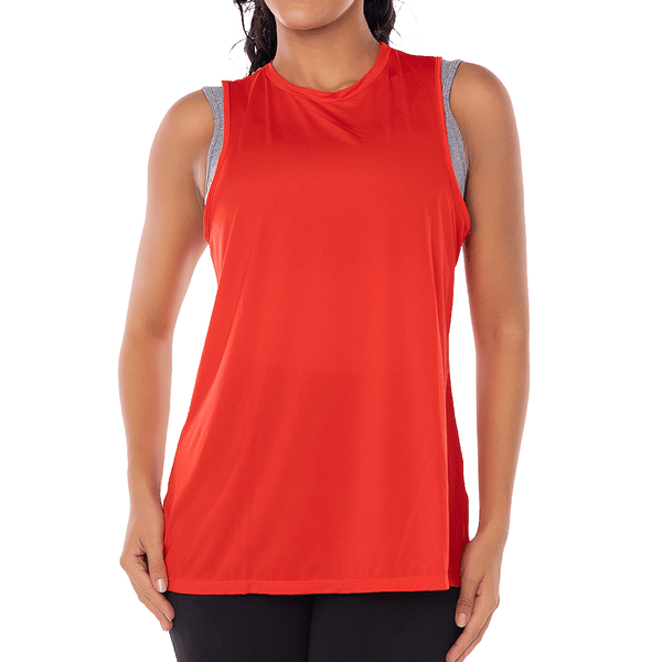 Regata Fitness Tapa Bumbum Em Micro Dry Vermelho Paixão