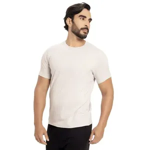 T-Shirt Básica Em Modal Branco