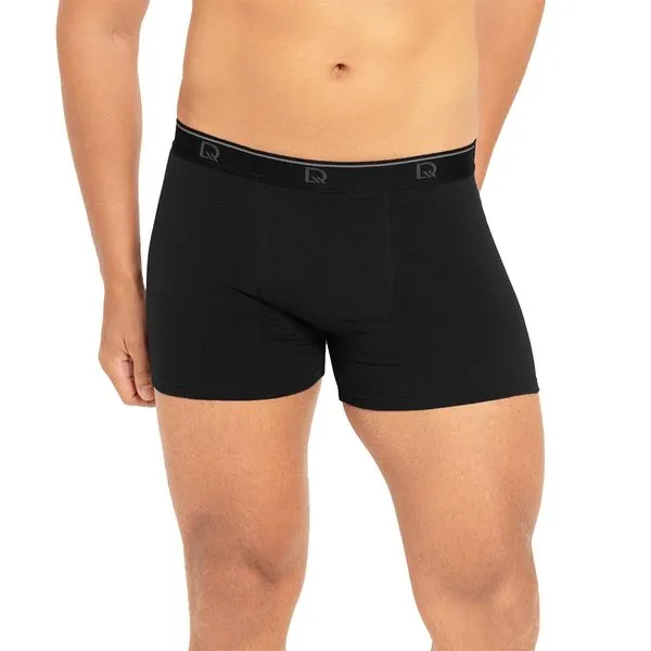 Cueca Boxer Em Cotton Preto