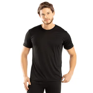 T-Shirt Em Crepe Preto