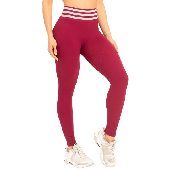 Calça Legging Fitness Sem Costura Ameixa