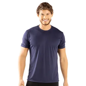 T-Shirt Em Crepe Azul Sky