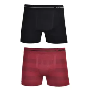 Kit 02 Cuecas Boxer Sem Costura Vi L-Pt