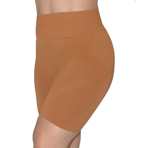 Bermuda Fitness Sem Costura Marrom Caramelo