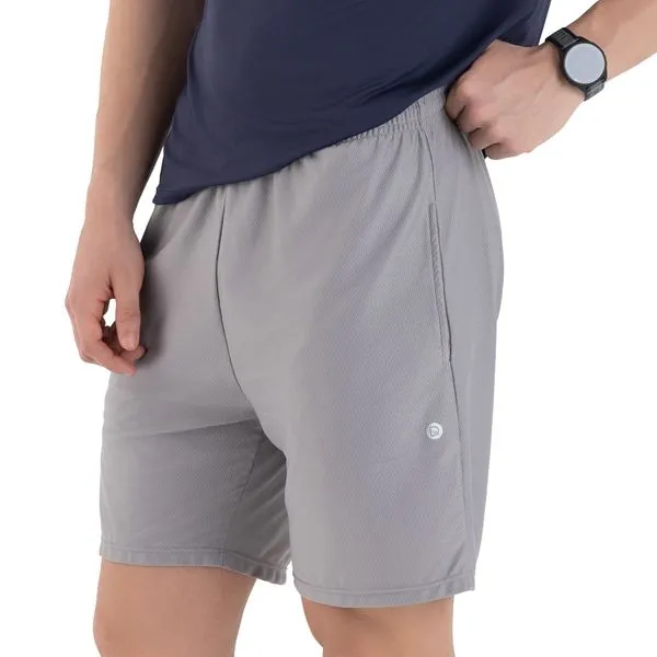 Bermuda Masculina Texturizada Space Cinza Cromo