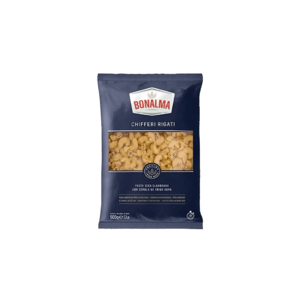 Massa Bonalma Chiferri Rigati Grano Duro 500g
